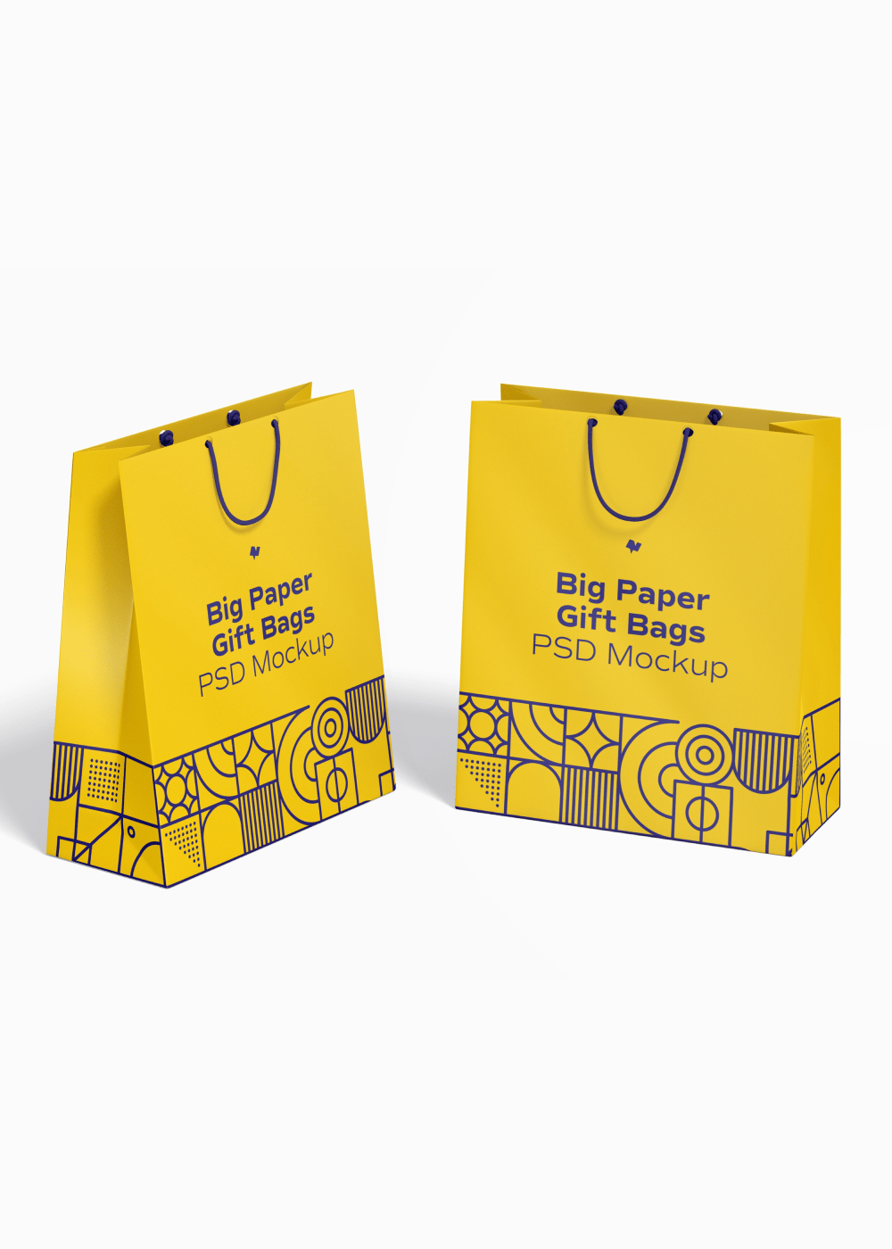 Yellow paper bag