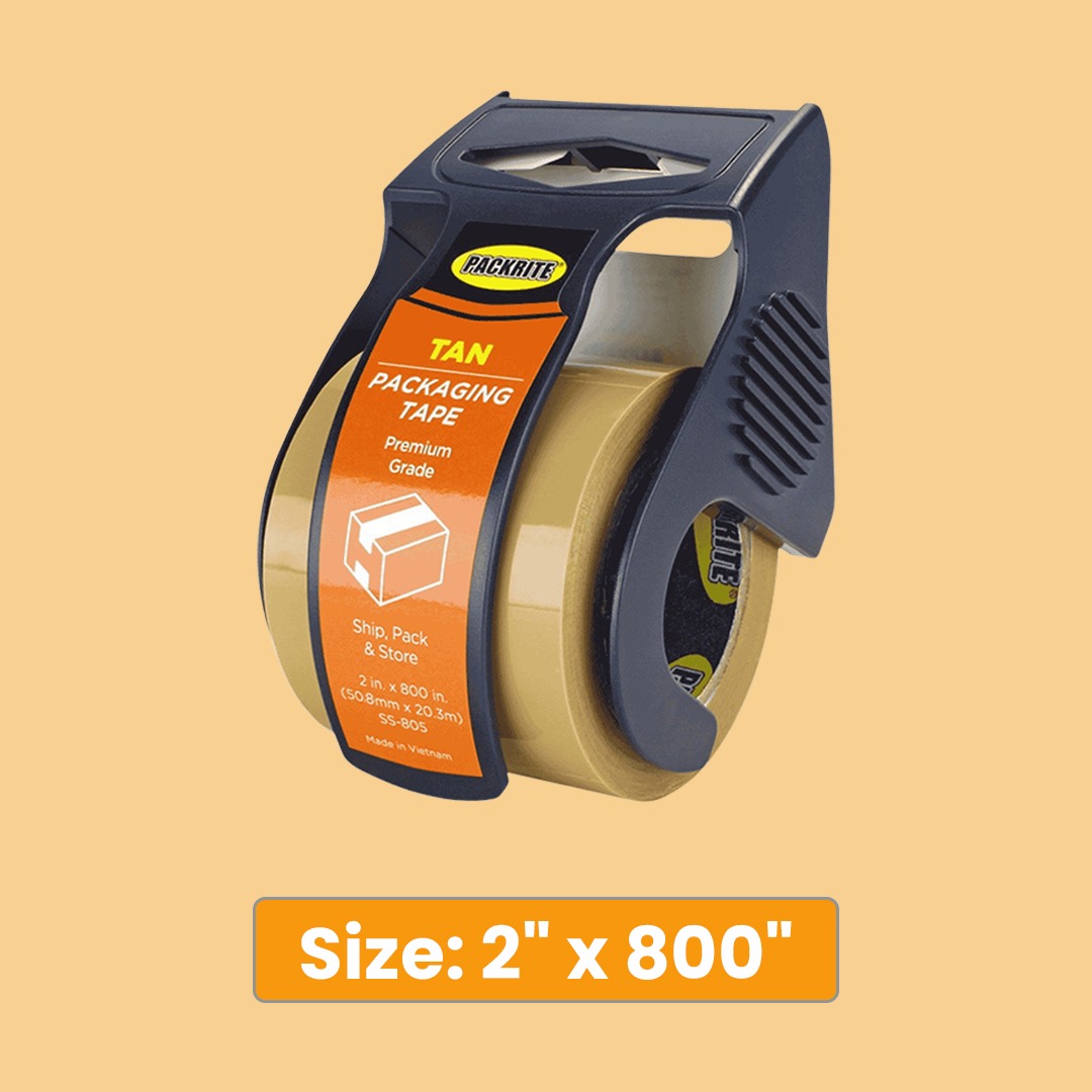 Tan Packaging Tape 2”x800”